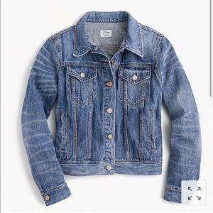NWOT Jcrew petite denim jacket in newton wash